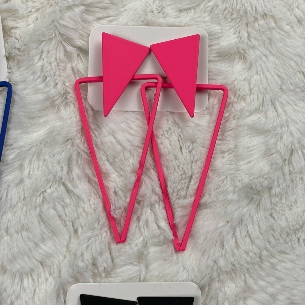 Pack Of 4 Costume Statement Earrings - Picture 4 of 5